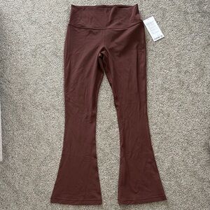 NWT lululemon align flare pant regular in brown